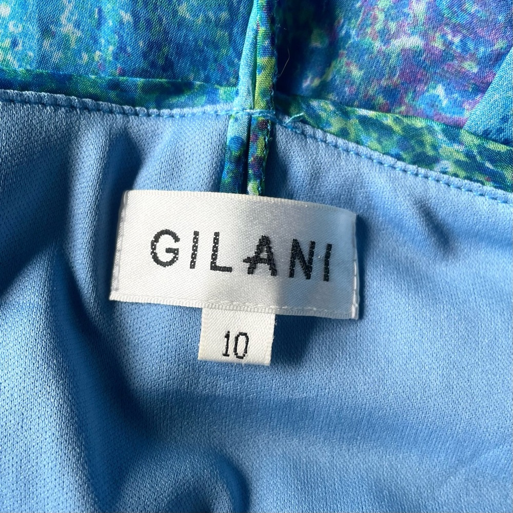 Y2k Fairy Blue Flowy Halter Dress - Picture 6 of 6